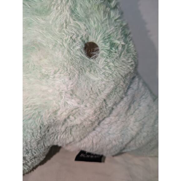 FAO‎ Schwarz Plush Glow Brights Tyrannosaurus Dinosaur T-Rex Green Dino Read - Picture 2 of 10